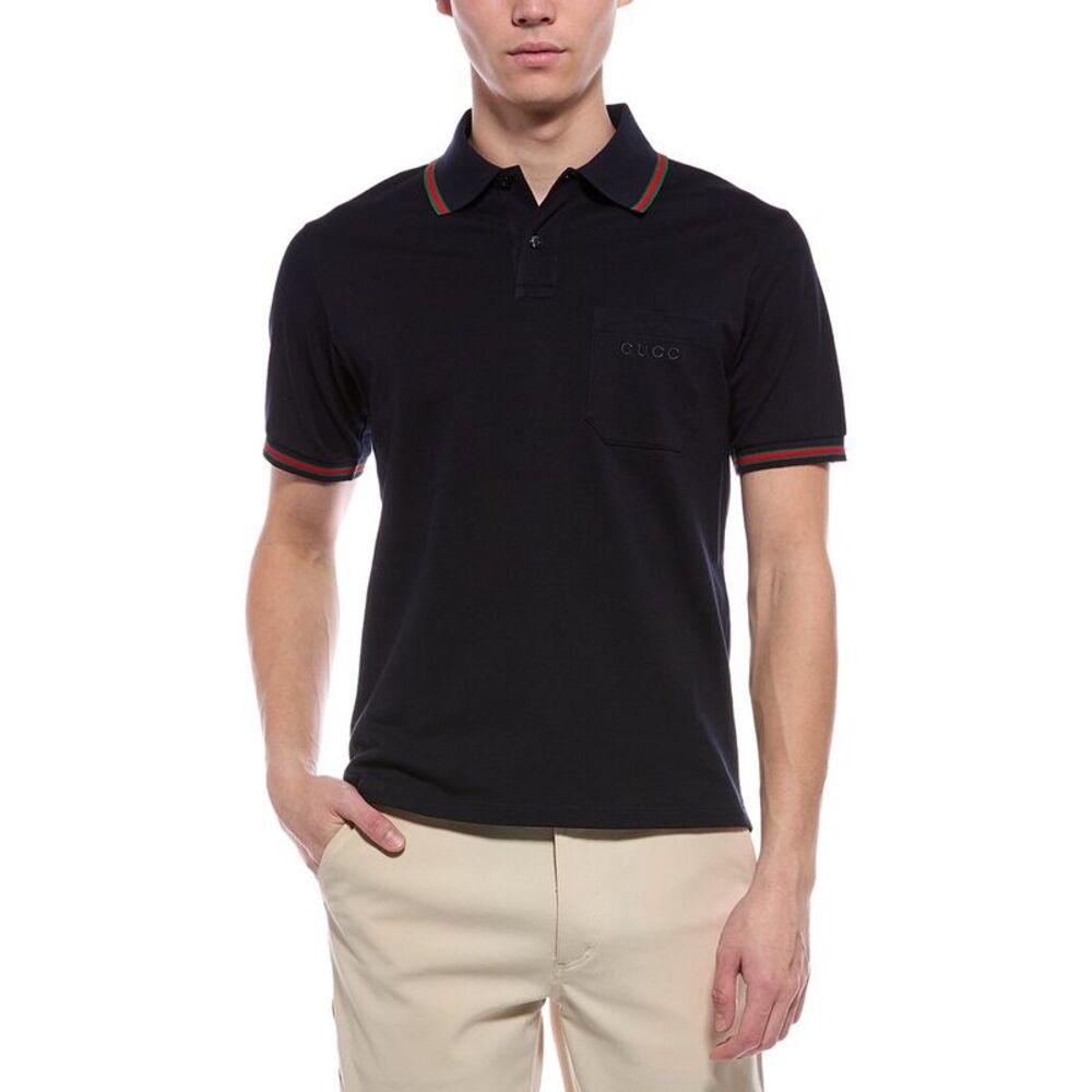 Gucci Mens Stretch Polo Shirt